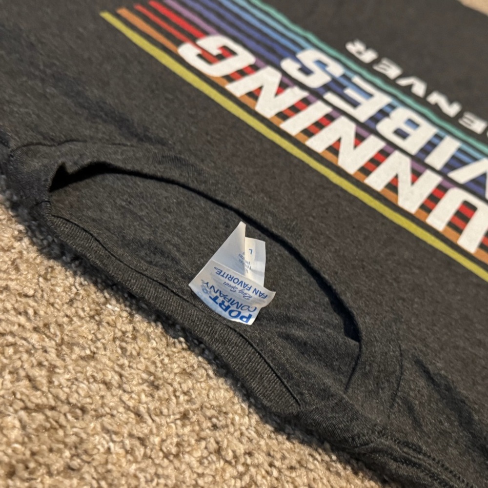 Denver Colorado Running Vibes Unisex Runner Graphic Tee Retro Run Club Shirt - Picture 5 of 5